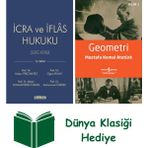 On İki Levha Yayınları Icra ve Iflas Hukuku Ders Kitabı (Ciltli) + Geometri + Dünya Klasiği Hediye - Hayır