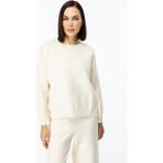 On Kadın Oversize Uzun Kol Minimalist Kazak - Günlük Kullanım Için Ideal - Krem