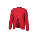On Minimalist Oversize Uzun Kol Kazak, M, 26Kon65343, Kırmızı, Kadın