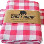 On Off Kamp Kamp Mutfağı Kamp Piknik Kareli Masa Ve Yer Örtüsü Retro 10 Renk 160x220 Pembe