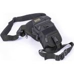 On Off Moto Tactical Bacak Çanta Silah Taşıma Özel Bölmeli - Siyah