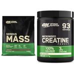 ON Optimum Nutriti Serious Mass Çikolata Aromalı 5.45kg 16 Servis + ON Optimum Nutrition Kreatin Aromasız 317g 93 Servis