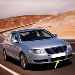 Ön Tampon Alt Orta Izgara Krom Çıta 3C0853671C VW Passat B6 ile uyumlu 2006-2011