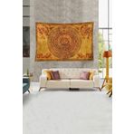 on the clouds Antik Mısır Figürlü Leke Tutmaz Kadife Dokulu Kumaş Duvar Örtüsü Duvar Halısı Tapestry