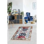 On The Clouds Kilim Desenli Etnik Dijital Baskı Yıkanabilir Kaymaz Taban Eskitme Salon Halı ve Yolluk BFOETN10, 180 x 300