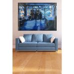 on the clouds Van Gogh Yıldızlı Geceler Leke Tutmaz Kadife Dokulu Kumaş Duvar Örtüsü Duvar Halısı Tapestry