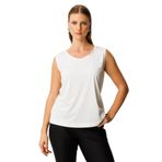 ON Yakası Düğme Detaylı Kolsuz Basic Bluz, 2XL, 26K.ON.BLZ.61333.01, EKRU, Kadın