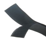 On1shelf Dikmek için siyah cırt cırtlı bant seti, yapışkan olmayan naylon dokuma, 5 cm - 5 m