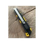 Onaks Lüx Maket Bıçağı Falçata Metal Büyük Maket Bıçağı 18 mm - 18MM - Siyah