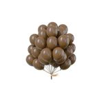Onay Store 7 Adet Kahverengi Balon - Doğum Günü Konsepti - Parti Malzemeleri - Bride To Be Malzemeleri