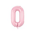 Onay Store Folyo Balon 0 Rakamı Helyum Balon 76 Cm Pembe Renk - 0 Yaş Balonu -doğum Günü Parti Seti Malzemeleri
