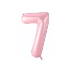 Onay Store Folyo Balon 7 Rakamı Helyum Balon 76 Cm Pembe Renk - 7 Yaş Balonu -doğum Günü Parti Seti Malzemeleri