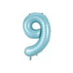 Onay Store Folyo Balon 9 Rakamı Helyum Balon 76 Cm Mavi Renk - 9 Yaş Balonu - 9 Yaş Balon -9 Rakam Balon