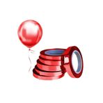 Onay Store Kırmızı Red Parlak 25 Metre - Rafya Balon İpi ve Hediye Paketi Süsleme Şeridi Metalize Rafya
