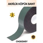 Onba Akrilik Köpük Bant – Yeşil Siyah 10mmx10mt - 1 Adet