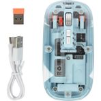 Onba Bluetooth 5.2 Destekli Mavi Pilli Kablosuz Mouse - OB1704-3001 - Çok Renkli