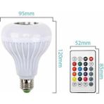 Onba Bluetooth Hoparlör Akıllı Rgb LED Işık Renk Değiştirme Ses Bombası Ampül G? - OB2526-3257 - Çok Renkli