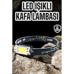 Onba Kamp Feneri Balıkçı Feneri Başlıklı Suya Dayanıklı Kafa Lambası - OB9016-4745 - Çok Renkli