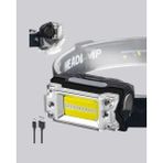 Onba USB Şarjlı Mini LED Kafa Feneri 50M Odak 150M Geniş Aydınlatm - OB5781-3854 - Çok Renkli
