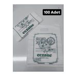 Onbir Tedarik 30x40 Cm Büyük El Geçme Poşet Yeşil Eczane Baskılı (NO:2) - 100'lü Paket
