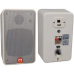 ÖNÇ - PRİME Magicvoice Mv-21 10 cm 40 Watt Komütatörlü Hat Trafolu Beyaz Sütun Hoparlör (2'li Takım)