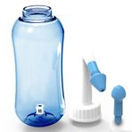 ONCCI 300 ml burun duşu, saman nezlesi, burun yıkaması, alerji, kuru burun, burun temizliği, iki başlıklı, çocuklar ve yetişkinler için