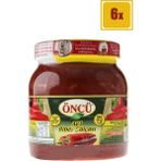 Öncü 1650 gr Acı Biber Salçası 6'lı Set - 1,6 kg