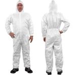 Öncü Apex 342 Tip 5/6 Lamineli Tek Kullanımlık Koruyucu Tulum / 5 Adet - Beyaz - 3XL