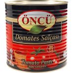 Öncü Domates Salçası 9200 gr Tnk 10/1 Organik İçerikli Türkiye Menşeli Salça - 9,2 kg