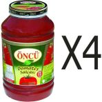 Öncü Domates Salçası Cam Pet Kavanoz 4300 gr 4'lü - 4,3 kg