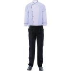 Öncü İş Güvenliği Malzemeleri Öncü Unısex Aşçı Elbise Takım Önlük + Pantolon - Beyaz - 2XL