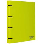 Önder 122-20 Rainbow Colors 4 Halkalı PVC Sarı Klasör