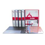 Önder 2012-2 A4 2 cm 4 Halka Kırmızı Firma Klasörü