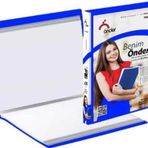 Önder A4 Katalog Sunum Dosyası PP 80 Sayfa Kapasiteli Ön Cepli Mavi 1280-1