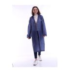 ÖNDER MODA Kadın Erkek Antrasit Kapüşonlu Çıtçıtlı Eva Yağmurluk Rüzgarlık