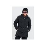 Önder Moda Kadın Siyah Su ve Rüzgar Geçirmez Kapişonlu Kışlık Şişme Mont & Kaban & Parka - 03 - XL