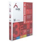 Önder PVC Cepli 3 cm Beyaz 4 Halkalı Klasör