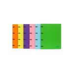 Önder Rainbow Colors A4 4 Halka Öğrenci Klasörü Mor