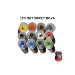 Önder Ticaret Akrilik Sprey Boya 12'li Set 400 ml – Metal, Plastik, Ahşap Cam ve Oto Yüzeylere Uygun Renkler