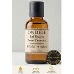 ONDÉLE %100 Saf Miski Amber Esansı Esansı 50ml | Seyreltilmemiş Ultra Konsantre Parfüm Özü (Esansiyel Yağ Değildir)