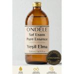 Ondéle %100 Saf Yeşil Elma Esansı 500ML | Seyreltilmemiş Ultra Konsantre Parfüm Özü (Esansiyel Yağ Değildir)