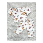 ONE bebek Duck Pattern Kız İkili Bebek Takımı Pijama