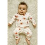 ONE bebek Starfish Flowers Kız İkili Bebek Takımı Pijama