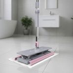 One Click Mop Paleti 4xl Büyük Palet 32CM, 8 Adet Bez Hediyeli, Asansörlü Mekanizma Çok Pratik, Tembel El Değmeden Islak Havlu ve Bez Kullan At Otomatik, Kullan At Bezlerin Hepsine Uyumludur.