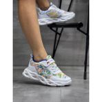 One Çocuk Unisex Ortopedik -Sağlam- Snakers Işıklı (Lambalı)Spor Ayakkabı - Beyaz - Lacivert