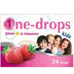 One Drops Kids C Vitamini Çilek 24 Adet Pastil