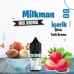 One Hit Wonder Milkman Mix Aroma Çilek Krema Gıda Aroması 10 ml