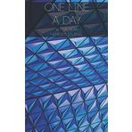 One Line A Day: A Five Year Memory Journal - Abstract art blue geometric design details: ( 5x8" One Page Per Day 5 Year Diary )