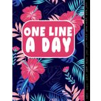 one line a day: A TWO-YEAR MEMORY JOURNAL, Daily Diary For Men, Women, Kids, large print (8.5" x 11")