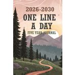 One Line a Day Five Year Journal 2026-2030: 5 Year Memory Book Simple Daily Journaling Vintage Floral Nature Style